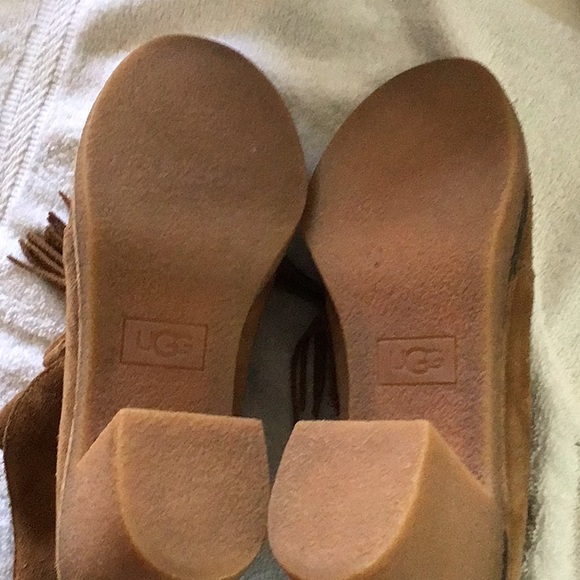 Ugg suede heal, tassels, zips Excellent - Picture 5 of 12